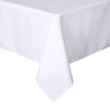 sancua Rectangle Tablecloth, 60 x 84 Inch, White