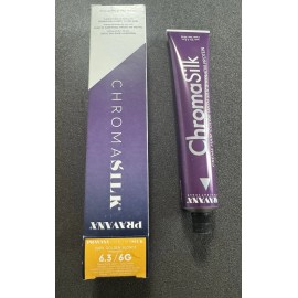 Pravana ChromaSilk Permanent Creme Hair Color 3oz 6.3 /6G Dark Golden Blonde