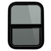 RecPro RV Teardrop Horizontal or Vertical Slide Window with Trim