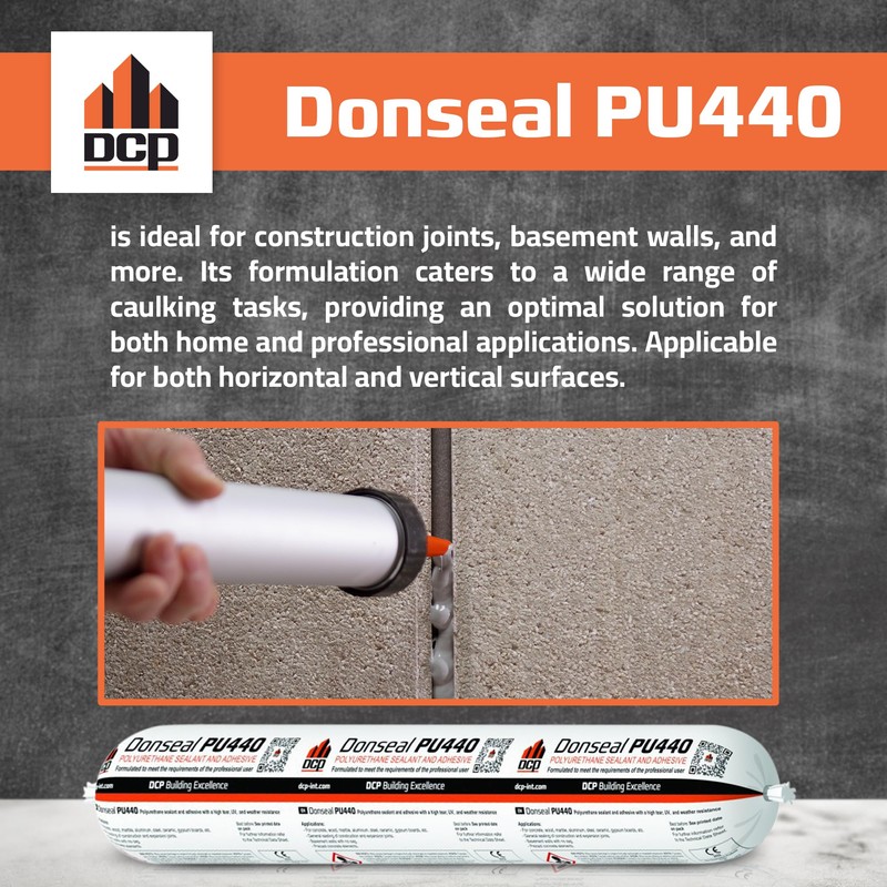 DCP Donseal PU440 Polyurethane Sealant for Concrete, Sidewalk 1 Pack