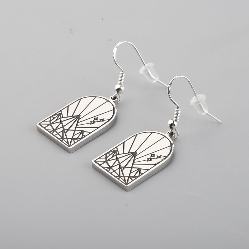 OKEYCH Book Lover Gift Reader Earrings Bookworm Gift