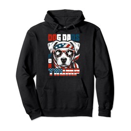 dog dads for trump 2024 dogs republicans elections president Pullover Hoodie