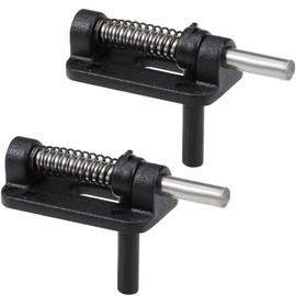 Fielect 2Pcs Canopy Hatch Lock Latches for RC Airplane Cockpit Cover Fixing 23.5x13x8mm Black