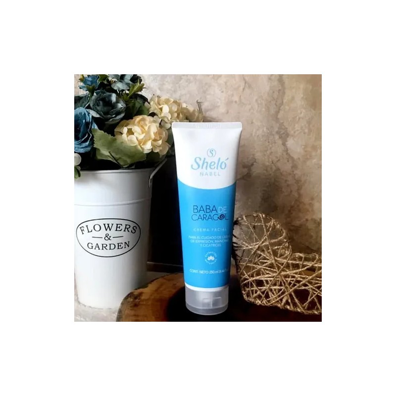 Sheló Nabel Crema Facial Baba De Caracol Antimanchas Hipoale