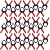 POWERTEC Mini Spring Clamps Set - 30 Pack Plastic Clips with 1-Inch Opening and Pivoting Jaw Pad, Ideal for Backdrop Clips, Pool Covers, DIY Projects and Woodworking (71018-P3)