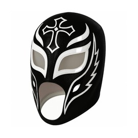 REY MISTERIO Black Lucha Libre Wrestling Mask Costume Wear, Adult (One Size)