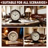 Silent Quartz Desk Clock, Beautiful and Convenient Clock