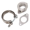 42mm Wastegate Flange 2 Bolt to MVS V Band with