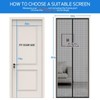Screen Magnetic Door Closure Heavy Duty,Self Sealing,King Kong Mesh Outdoor