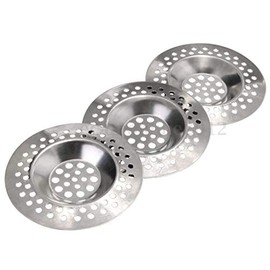3PC SINK STRAINER PLUG HOLE WASTE