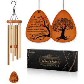 SteadStyle Memorial Gifts, Sympathy Wind Chimes for Loss of Loved One,Gifts for Who Loss of Dad Mom Baby Brother Friends, Best Sympathy Gift Wind Chimes for Outside, Send Love and Strength