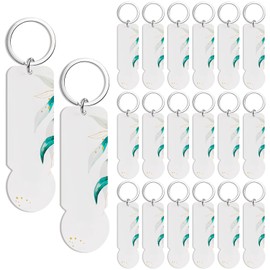 Corpower Pack of 20 Acrylic Shopping Trolley Release Keyrings, Shopping Trolley Token, Thank You Gift for Guests, Teachers, Teachers, Colleagues, Team, Employees