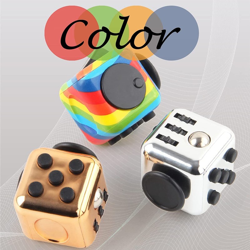 Fidget Cube 6 Sides Fidget Cube Brain Killing Time Button