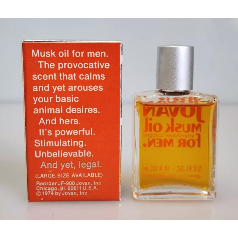 Jovan Vintage JOVAN MUSK OIL For Men Aftershave Cologne 1/2