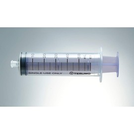 Terumo ED-50A50 Catheter Tip Syringe Telfed ED Syringe (ISO80369-3 Standard), No Cap, 1.8 fl oz (50 ml), Pack of 20