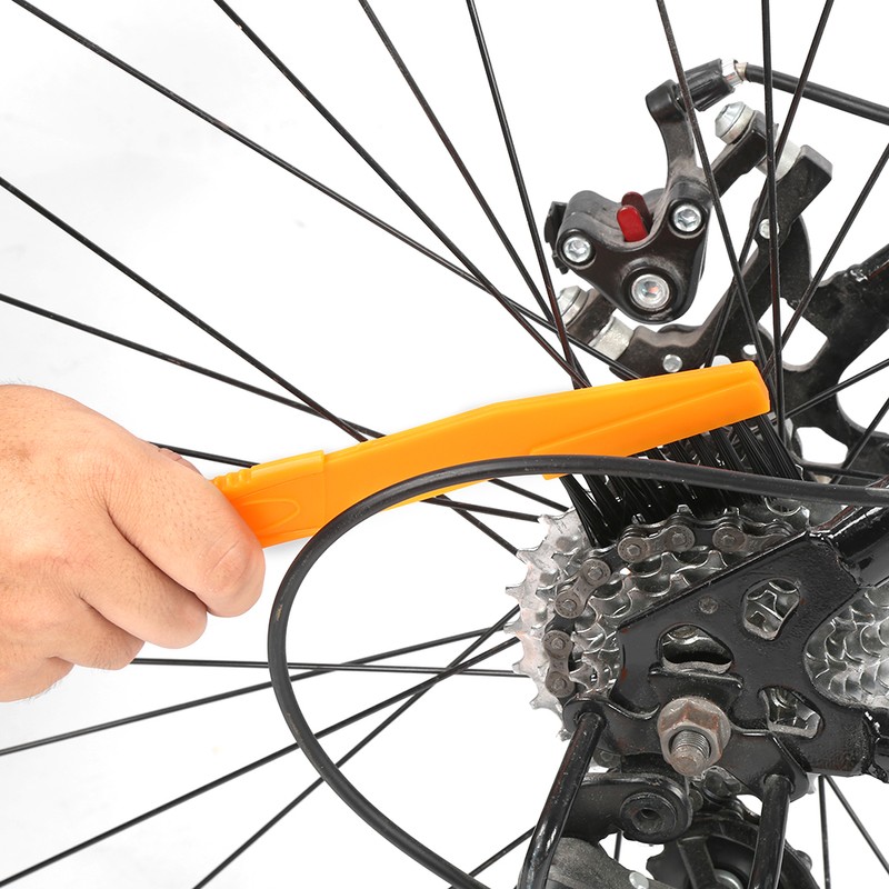 8pcs Bicycle Cleaning Tool Set Kit Bike Chain Tire Cleaning