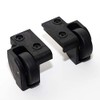 Pelican 1510/1560 Replacement Wheel housings(Left & Right), Includes 2 Wheels.