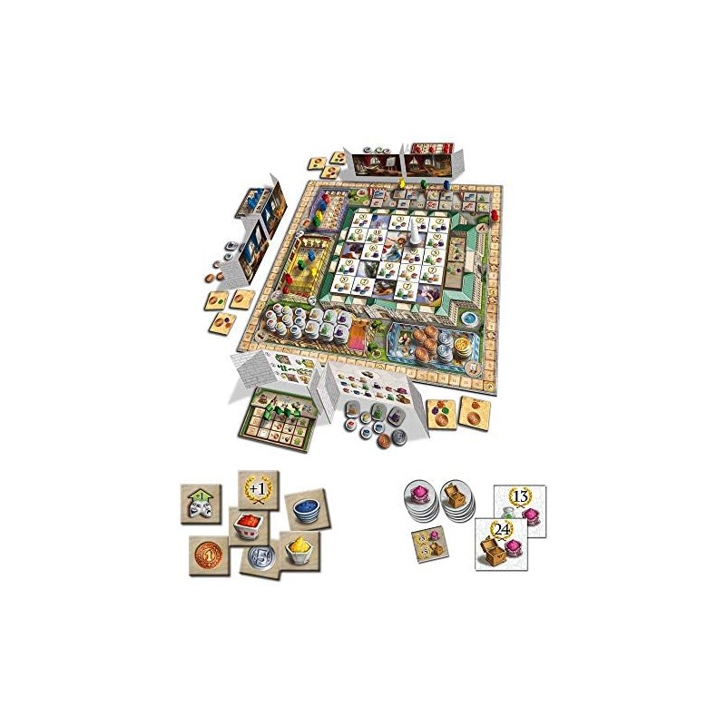Queen Games Fresco Strategy Board Game, Art Restoration Family Board