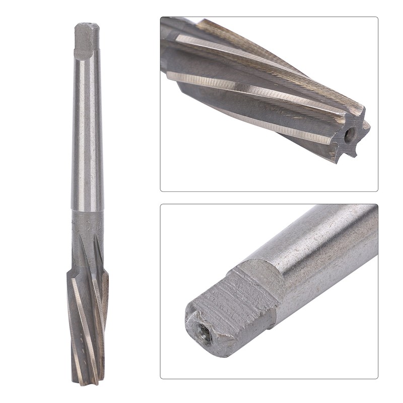 1:10 Taper Shank Machine Reamer 12x40x16mm Spiral High Speed Steel