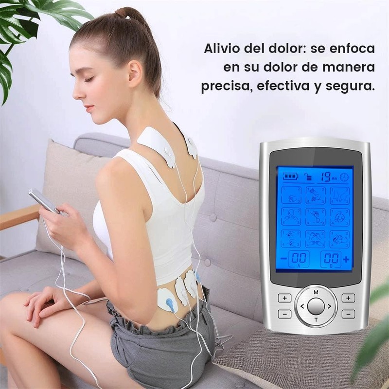 E T EASYTAO | TENS Electroestimulador Muscular, con 36 Modos