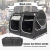 Mispace Portable 2 Pet Carriers for Cats Collapsible Cat Condo