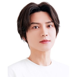[TefuRe Men's Wigs] J-hair Member Men's Wig, 2024 Novelty Style, Men's Wig, Black, Divided by Center, Natural Wig, Center Part Short, Korean, Natural Black MEN-003-Nbk