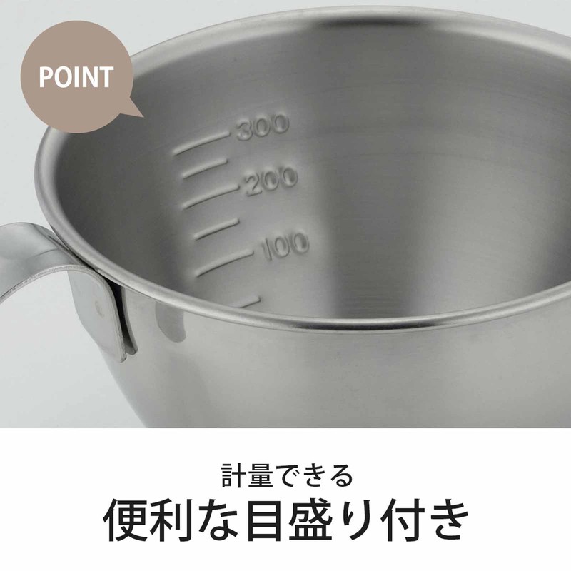 Shimomura 42742 42742 Preparation Bowl with Handle and Graduated Pourer,