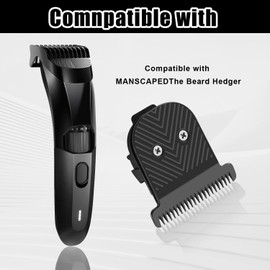 Audoc Trimmer Replacement Blades Compatible with Manscaped Beard Trimmer Replacement Blades, Premium Stainless Steel T-Blade for Precision Facial Hair Trimmer