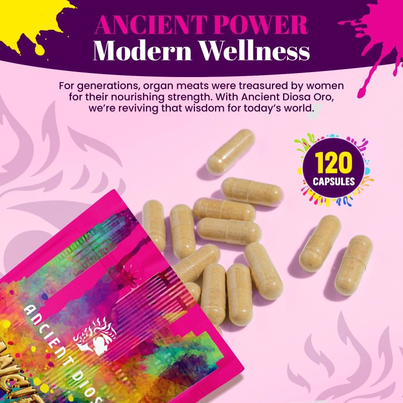 Ancient Diosa female focused beef organs supplement , 2 month