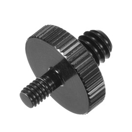 MECCANIXITY Mic Stand Adapter 1/4 Male to M4 Male Screw Thread Adapter for Microphone Stand to Camera Tripod Mount Adapter