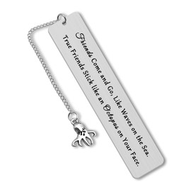 Friendship Gifts for Best Friend Women Men Long Distance Friendship Gifts Bookmark Octopus Lovers Gifts Reading Lovers Gifts Book Marker Book Lovers Gifts Graduation Christmas Birthday Gifts