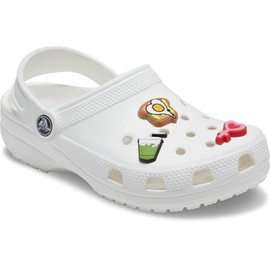 Crocs Jibbitz - Dijes para zapatos - Paquete múltiple de comida para desayuno, bonitos dijes de Crocs, Avocado Toast, 3 Pack