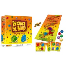 Pędzące ślimaki Polska Gra Planszowa Towarzyska Imprezowa Rodzinna Board Game Po Polsku Egmont