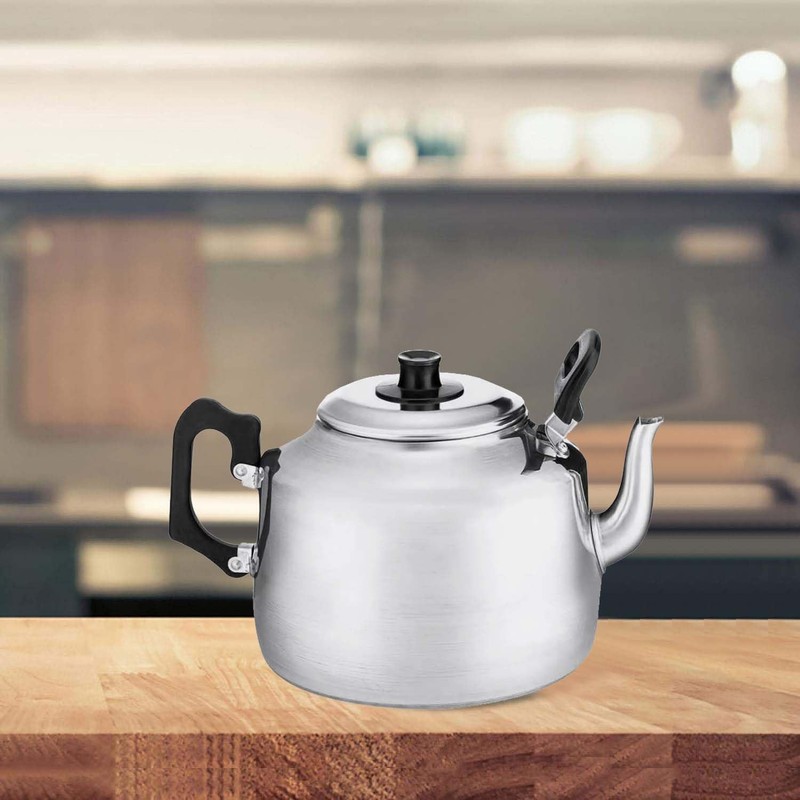 Catering Teapot Aluminium Pints/litres, Silver Tea Pot Lightweight Durable and