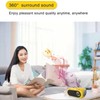 M24 Mini Portable Projector Multifunction 360 Degree Surround Sound Home
