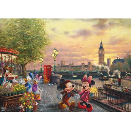 Ceaco - トーマス・キンケード - ディズニー - ロンドンのミッキー&ミニー - 1000ピース ジグソーパズル