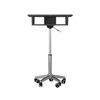 Techni Mobili Rolling Laptop Stand with Extendable Panels, Adjustable Height