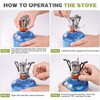 Camping Cookware Set with Folding Camping Stove Lightweight Pot Pan