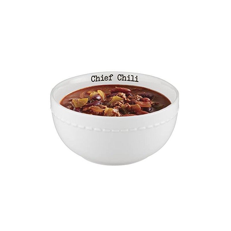 47th & Main Football Themed Ceramic Serveware, Chili Bowl, Chiefs