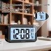 KESHIDE Night Light Digital Alarm Clock Battery Operated with Indoor