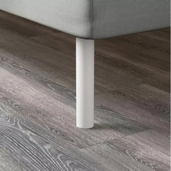 IKEA Bjorli 4-Pack White Steel Bed Risers leg 3 7/8"