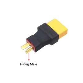 LINSYRC 2 Pairs XT90 to T-Plug Connector RC Male Female Adapter for RC Car Plane Lipo Battery ESC