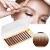 Mixed Dark Brown False Eyebrow Extension Fake Eyebrow Enlargement Single Eyebrows 5-8 mm