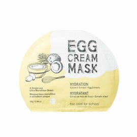 too cool for school Egg Cream Mask Sheet  - Pore Tightening