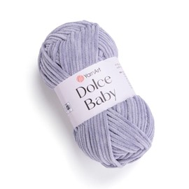 Hilado de hilo Yarnart Dolce para bebé, de terciopelo suave, de felpilla suave, mediana, amigurumi, 50 gramos (1.76 oz), 93 yardas (782)