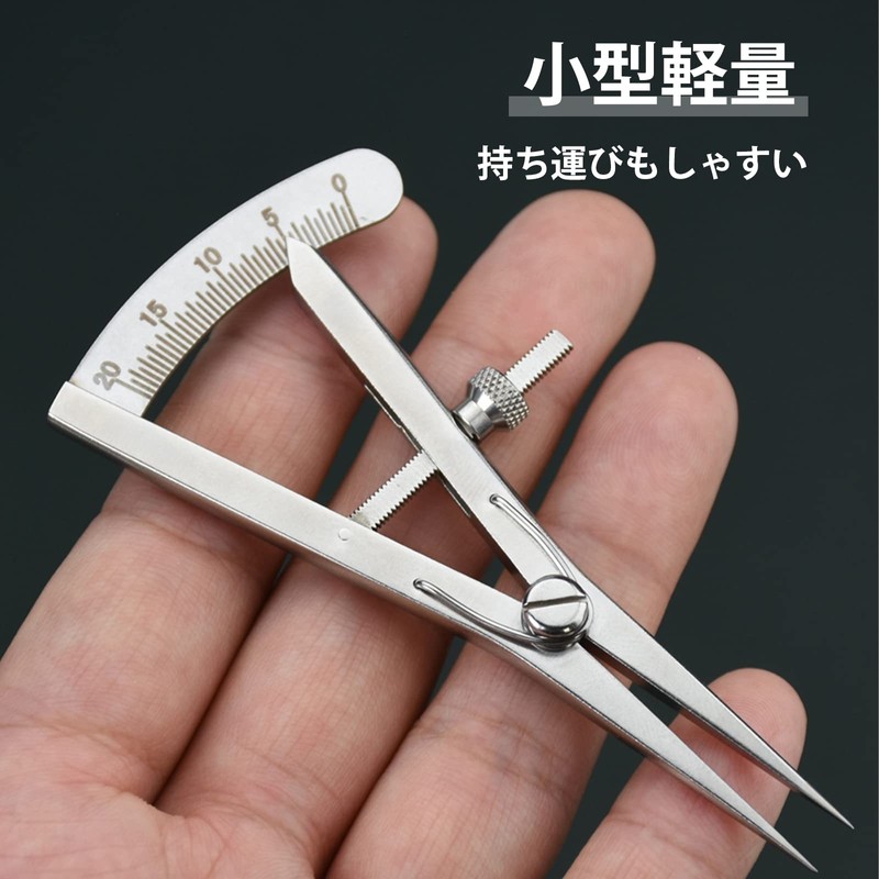 LIKENNY Leather Craft Divider, Perforated Compass, Leather Marking, Wire Drawing,