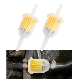 Flaconi Motorcycle Fuel Filter, Fuel Filter, Petrol Filter 6 mm, Petrol Filter 8 mm, Petrol Filter 6-8 mm Motorcycle, Petrol Filter Small, Suitable for Motorcycles, Off-Road Vehicles and Scooters