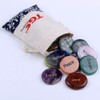 TGS Gems® Natural Engraved Inspirational Word Worry Stones(25 Different Words)