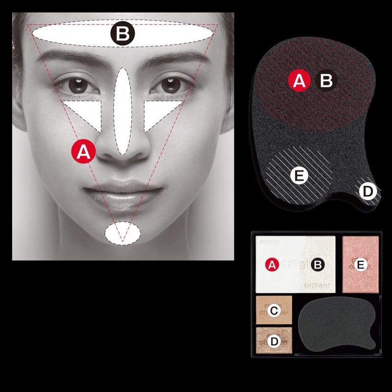 Kate WT-2 White Shaping Palette, Purple White, Eyeshadow