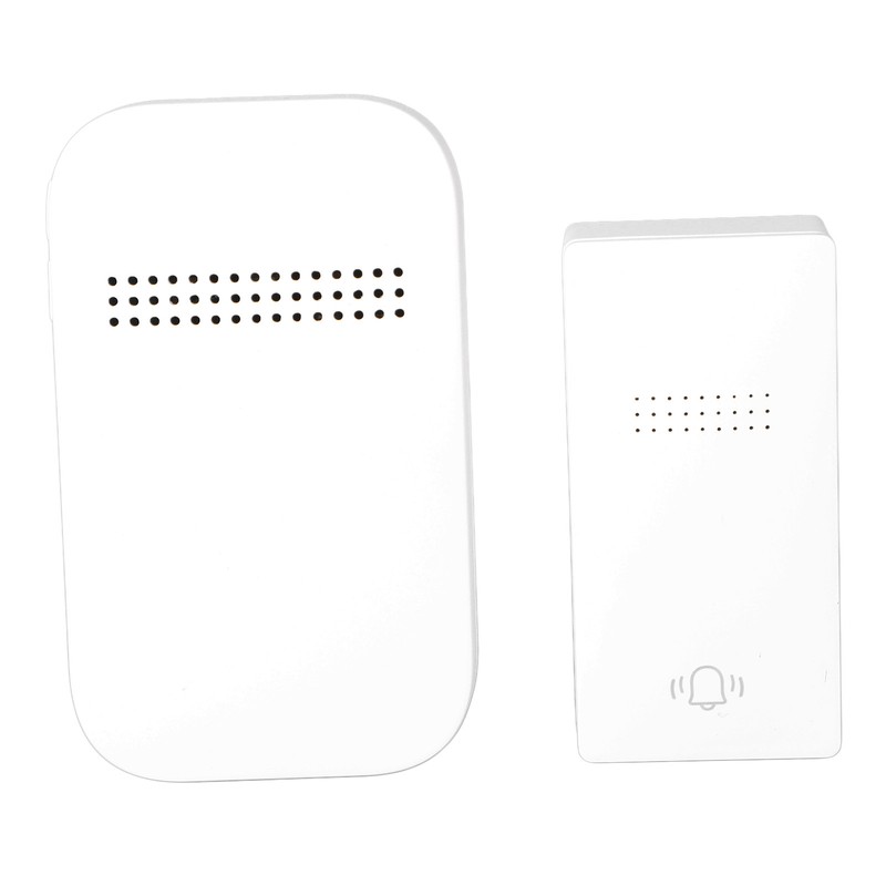 Self Powered Door Bell with Receiver Automatic Ringing Push Button